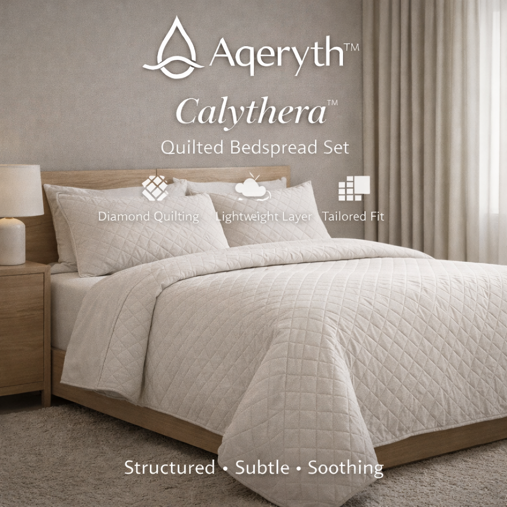 Aqeryth™ Calythera™ Quilted Bedspread Set