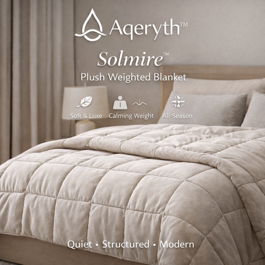 Product Name: Aqeryth™ Solmire™ Plush Weighted Blanket